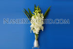 Dendrobium Bouquet: 3 stems w/ leaves