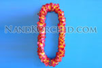 Double Leis: Dyed Dendrobium