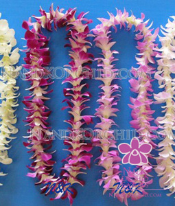 Single Leis: Dendrobium